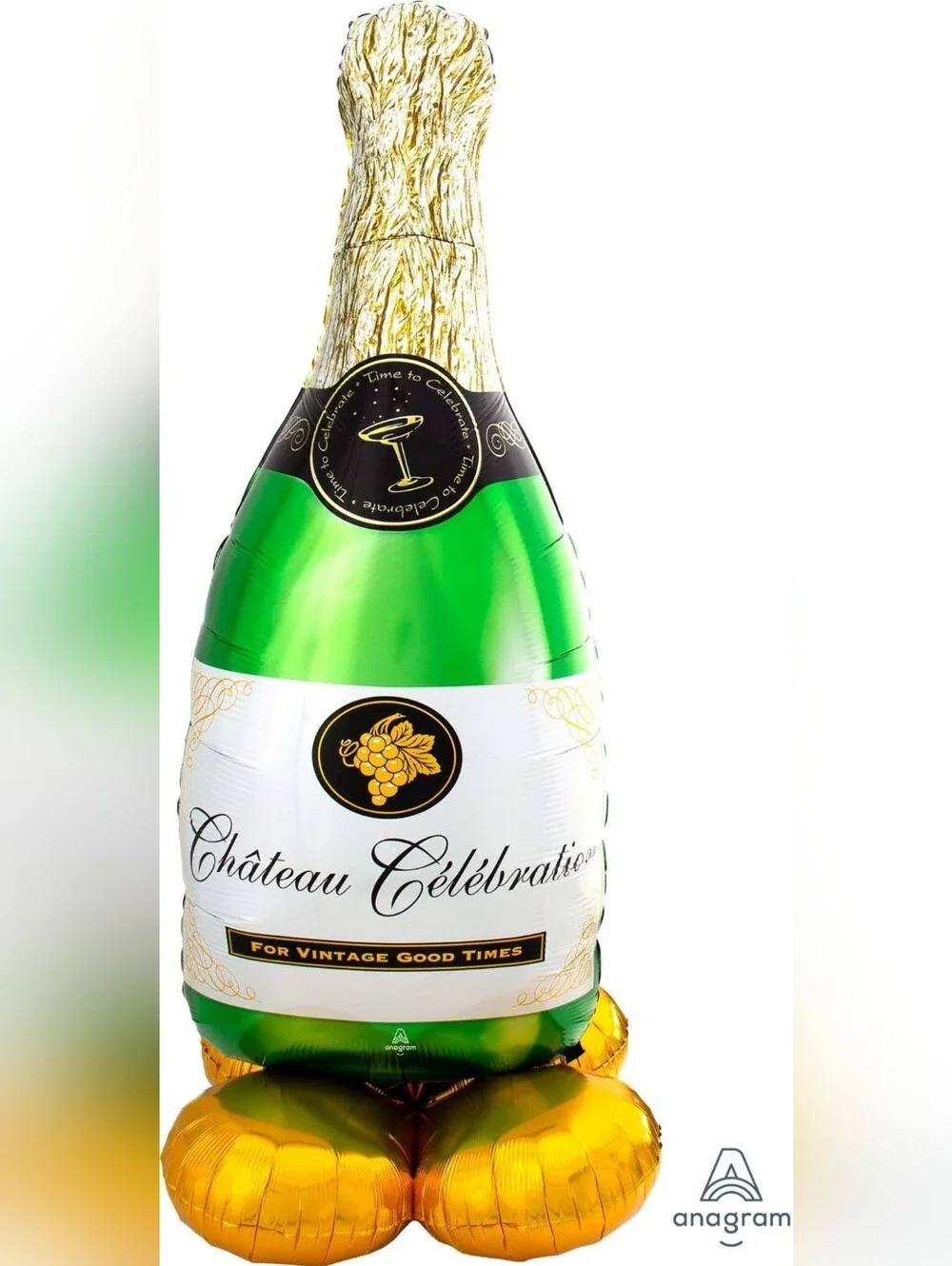 Airloonz Bubbly Champagne Bottle Balloon